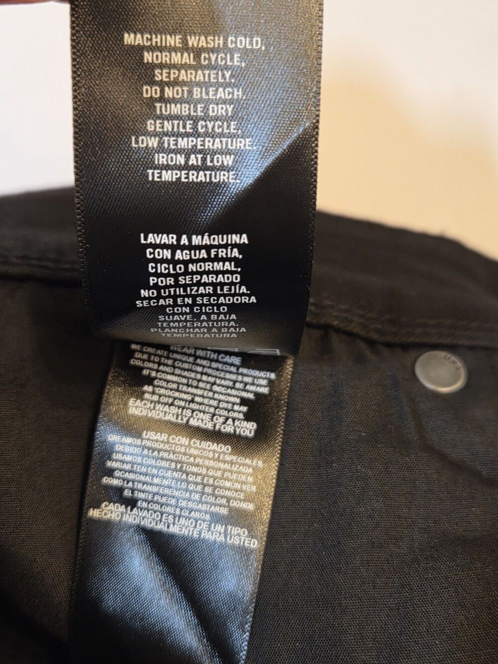 NWT Hudson Jeans Womens 12 Black Mid Rise Straight Leg 29 Inseam Flap Pocket - Picture 8 of 11